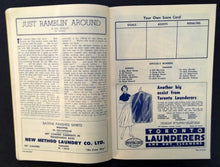 Load image into Gallery viewer, 1957 Maple Leaf Gardens NHL Hockey Program VTG Leafs vs Red Wings Brian Cullen