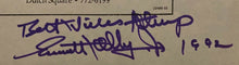 Load image into Gallery viewer, 1992 Signed Vintage Emmett Kelly Junior Autographed Clown Performance Flyer JSA