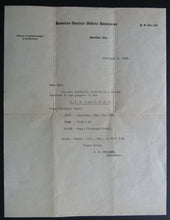 Load image into Gallery viewer, 1934 HAAA Annual Team Dinner Invitation + Envelope Hamilton Tigers Raymond Roach