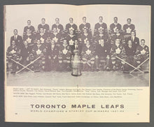 Load image into Gallery viewer, 1963 Toronto Maple Leafs Media Guide NHL Hockey Information Book World Champions
