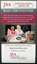 Load image into Gallery viewer, Warren Moon Autographed Football Photo Houston Oilers Signed JSA NFL Holo
