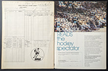 Load image into Gallery viewer, 1974 WHA Jersey Knights Home Game Program Houston Aeros Gordie Howe Hockey