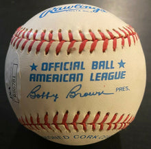 Load image into Gallery viewer, George Kell Signed Bobby Brown Baseball Autographed MLB Detroit Tigers HOF JSA
