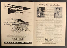 Load image into Gallery viewer, 1958 Yankee Stadium NFL Football Program New York Giants vs Washington Redskins