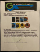 Load image into Gallery viewer, The Police 2007 Backstage Concert Pass LOA Unused Vintage Meet & Greet Decal