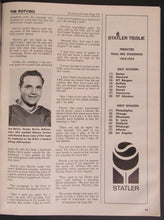 Load image into Gallery viewer, 1973 Boston Garden NHL Hockey Program Boston Bruins vs Philadelphia Flyers Vtg