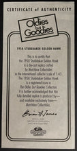 Load image into Gallery viewer, 1958 Studebaker Golden Hawk Dinky Diecast Metal Matchbox Collectibles Model Car