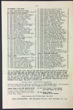 Load image into Gallery viewer, 1949 Auction List Rare Jazz Records Blackstone Of New Orleans Alabama Rascals