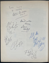 Load image into Gallery viewer, 1987/88 Autographed Signed Hockey Scouting Report Lemieux Coffey NHL JSA COA