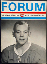 Load image into Gallery viewer, 1966 Montreal Forum Stanley Cup Finals Program Game 2 Canadiens vs Red Wings