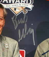 Load image into Gallery viewer, 2007 MLB Baseball Photo Signed Hank Aaron + Fielder + Selig Autographed Framed