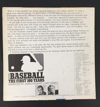 Load image into Gallery viewer, Baseball The First 100 Years Official Centennial Record Album James Stewart MLB