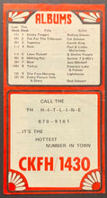 Load image into Gallery viewer, 1971 CKFH Radio Survey Record Chart Toronto Music Bee Gees Stampeders