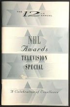 Load image into Gallery viewer, 1995 NHL Awards Dinner 12th Annual Television Special Program Toronto Hockey VTG
