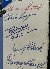 Load image into Gallery viewer, 1974 Signed Conacher Dinner Program Autographed 27 Jockeys + Racing Figures