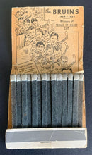 Load image into Gallery viewer, 1934-35 Boston Bruins NHL Max Kaminsky Niagara Falls NY Bar Restaurant Matches