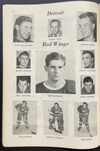 Load image into Gallery viewer, 1953 Toronto Maple Leafs Game Program New York Rangers Harry Lumley Shutout NHL