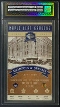 Load image into Gallery viewer, 1999 Maple Leaf Gardens Last Game Hockey Ticket Toronto vs Blackhawks iCert