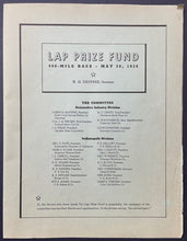 Load image into Gallery viewer, 1936 Original Indy 500 Program + Scorecard Indianapolis Motor Speedway Racing