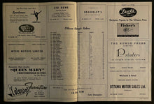 Load image into Gallery viewer, 1948 CFL Football Program Ottawa Rough Riders Montreal Alouettes Vintage
