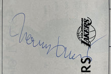 Load image into Gallery viewer, 1971 NBA Los Angeles Lakers Signed Basketball Program Autographed Jerry West JSA