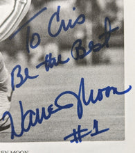Load image into Gallery viewer, Warren Moon Autographed Houston Oilers Team Issued Photograph Signed NFL JSA