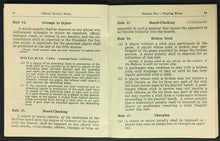 Load image into Gallery viewer, Vintage 1956 Spalding NHL + Amateur Hockey Rules Book Reach Canadian Sports