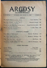 Load image into Gallery viewer, 1929 Argosy Pulp Magazine Vintage Boxing Stories Fight Novel Aug 31st Issue