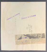 Load image into Gallery viewer, RARE 1958 Maurice Rocket Richard 600 Goals Wire Photo Vtg Hockey Canadiens NHL