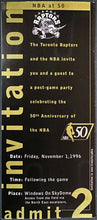 Load image into Gallery viewer, Post Game VIP Toronto Raptors Party Pass 50th Anniversary NBA Game vs Knicks