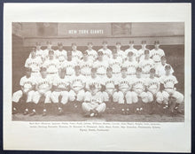 Load image into Gallery viewer, 1951 New York Giants B&W Team Photo Rookie Willie Mays Baseball MLB Vintage