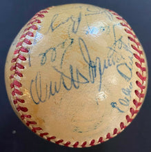 Load image into Gallery viewer, 1951 MLB All Stars + Attendees Multi Signed Autographed Baseball x25 Ty Cobb JSA