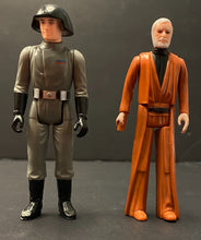 Load image into Gallery viewer, 1977 Death Star Commander + Obi-Wan Kenobi Loose Star Wars Kenner Figurine