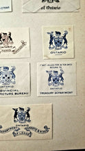 Load image into Gallery viewer, 1930s Sheet Ontario Government Shields/Crests/Coats of Arms VTG