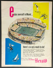 Load image into Gallery viewer, 1958 Orange Bowl Program Duke vs Oklahoma Miami Florida NCAA 24th Annual