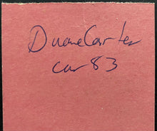 Load image into Gallery viewer, 1963 Vintage Signed Indy 500 Racing Ticket Stub Autographed Duane Carter