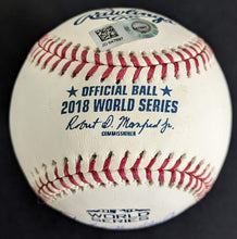 Load image into Gallery viewer, Jackie Bradley Jr Autographed 2018 World Series Baseball Signed MLB Holo Red Sox