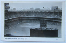 Load image into Gallery viewer, Circa 1940s Vintage Yankee Stadium Baseball Photo Postcard New York MLB