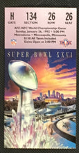 Load image into Gallery viewer, 1992 Super Bowl XXVI NFL Football Program & Ticket Stub Metrodome Minneapolis