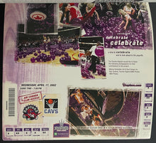 Load image into Gallery viewer, 2001-02 Toronto Raptors NBA Basketball Full Season Ticket Book Proof Tickets