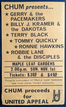 Load image into Gallery viewer, 2 1964 CHUM Charts With Foster Hewitt NHL Hockey Broadcaster Toronto Maple Leafs