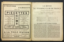 Load image into Gallery viewer, 1930 France Touring Club Magazine Program Vintage Photos French Review