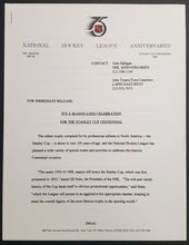 Load image into Gallery viewer, 1992-1993 NHL Stanley Cup 100th Anniversary Centennial Press Kit Hockey Photos