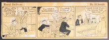Load image into Gallery viewer, 1979 Al Smith Original Comic Strip Rural Delivery Artwork Vintage Mutt And Jeff