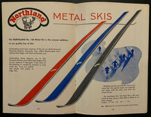 Load image into Gallery viewer, 1950s Northland Skis Sporting Goods Catalog St. Paul Minnesota Hockey Sticks