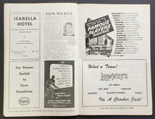 Load image into Gallery viewer, 1951 Maple Leafs Gardens NHL Program Toronto Maple Leafs vs NY Rangers Sid Smith