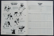 Load image into Gallery viewer, 1975 - 1976 Powerplay WHA Official Program Houston Aeros vs Quebec Nordiques