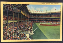 Load image into Gallery viewer, 1930's Yankee Stadium Post Card MLB Baseball Park New York Vintage