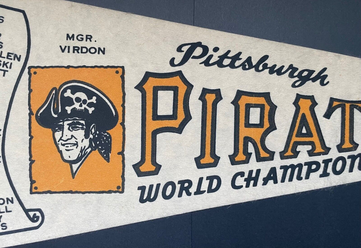 1971 Pittsburgh Pirates World Series Champion Roster Scroll Pennant ML