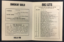 Load image into Gallery viewer, 1986 Buffalos Rock 102 Big 40 FM Radio Chart Beatles Return Music Fab 4 Lennon